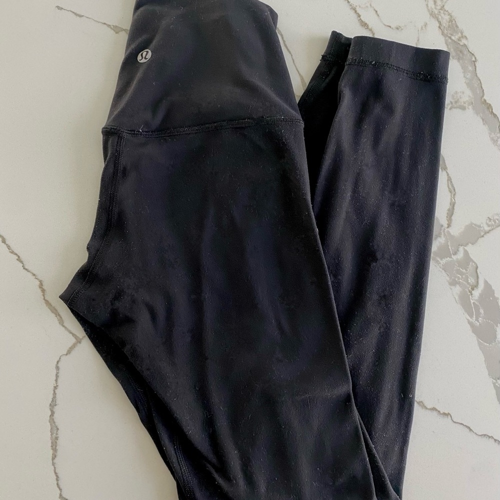 Lululemon black align crop pants
